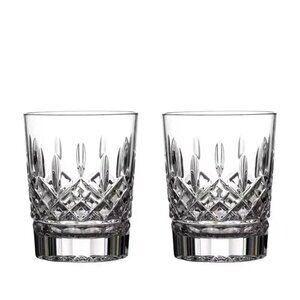 NEW Waterford Lismore Double Old Fashioned Glasses | Set of 2 | Crystal 🥃✨